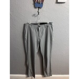 LinkSoul Golf Pants Men Sz 33R Gray ‎ Straight Fit Inseam 30.5 Inches